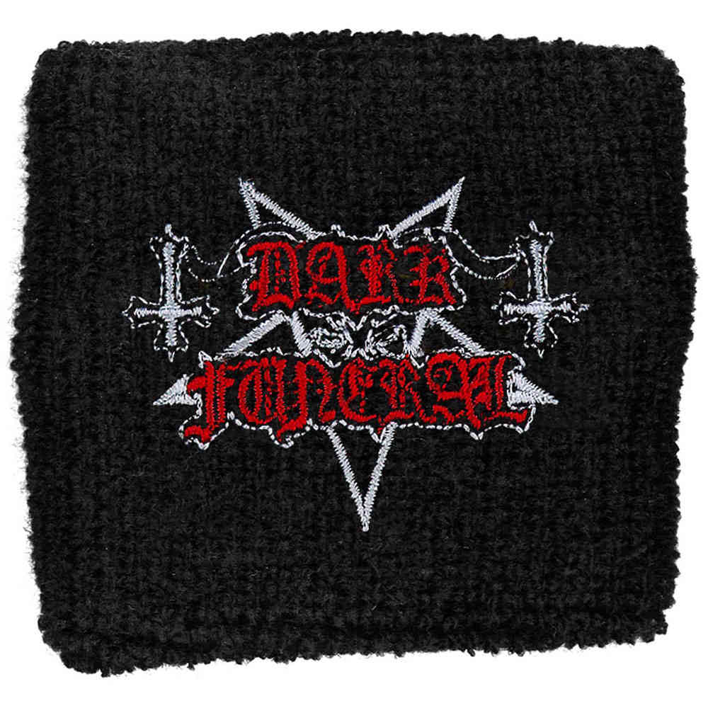 Dark Funeral - Logo Bandeau de poignet - Noir